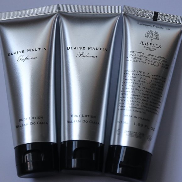 3 Blaise Mautin Raffles Hotel Body Lotion Set Lot